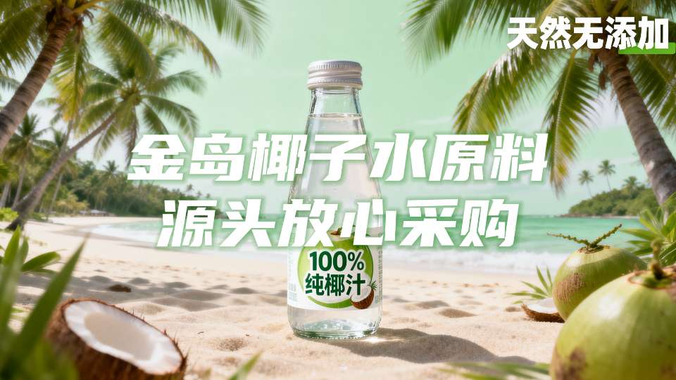 从开椰取水到锁鲜不超过4小时，不添加乱七八糟。