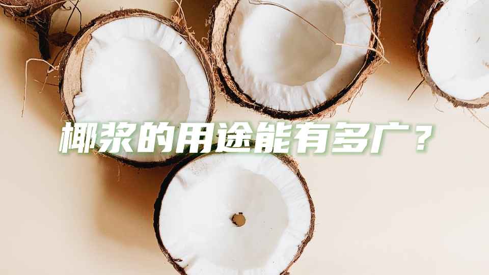 椰浆的用途能有多广？